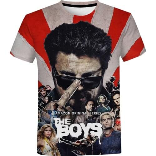 2021 The Boys 3D Print T Shirt TV Series Harajuku Streetwear T Shirt Men Women Fashion Casual Short Sleeve Cool Tee Tops