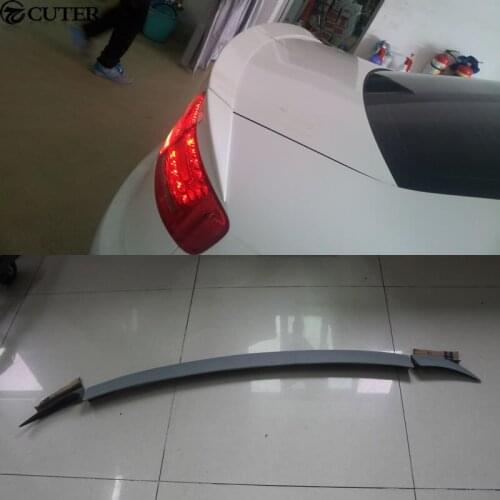 3pcs/set A4 B8 B9 PU ABT type Car Rear Wings Trunk Lip Spoiler For Audi A4 B8 B9 09-15