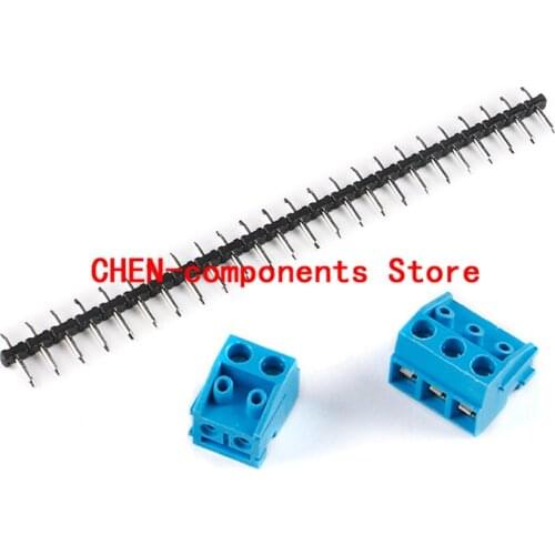 5pcs KF332K-5.0-2P/3P in-line 300V/10A 5.0mm pitch screw type PCB terminal