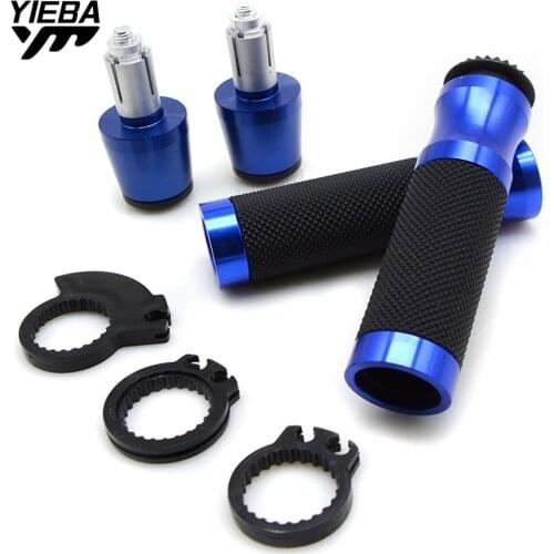 7/8"22mm Motorcycle handlebar grips set handle bar ends hand cap FOR SUZUKI GSR 600 sv 650 YAMAHA xmax X-MAX nmax N-MAX ybr 125