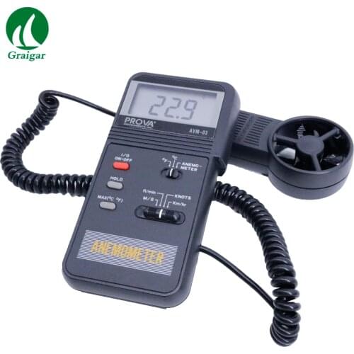 AVM-03 Protable Digital Anemometer Air Velocity Tester (0.0-45m/s)
