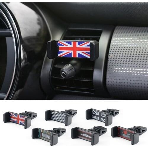 Phone Stand Car Phone Holder On car air vent mount For Mini Cooper One JCW S F60 R60 clubman holder for phone car styling