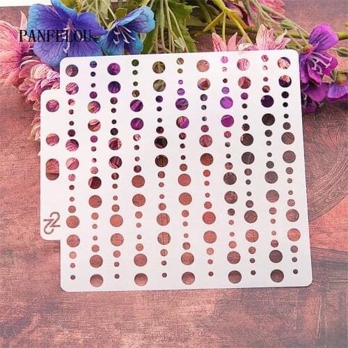 The bead chain scrapbook stencils spray plastic mold shield DIY cake hollow Embellishment printing lace ruler valentine