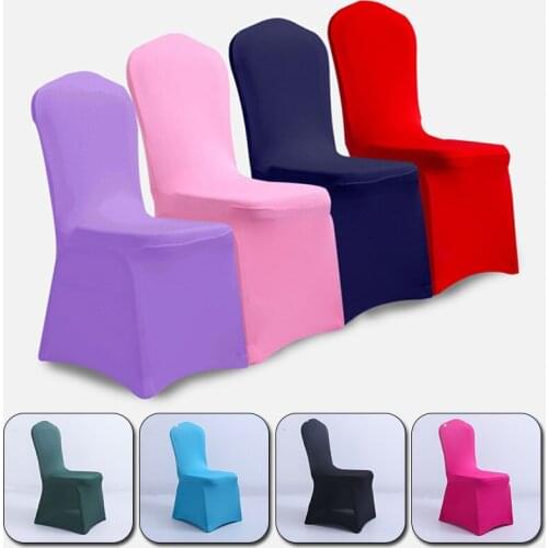 Wedding Dining Chair Cover Stretch Conference Hotel Conjoined Restaurant General Exhibition Banquet Universal Stool Chair Cover