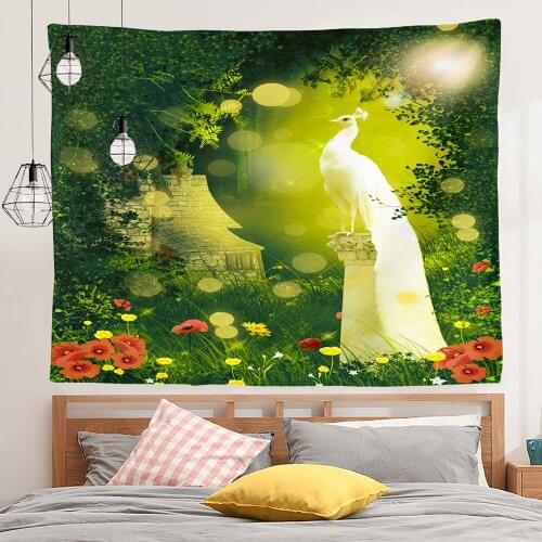 Animal Peacock Series Background Cloth Ins Decoration Tapestry Home Decoration Bedside Bedroom Wall Covering Tapestry Wall