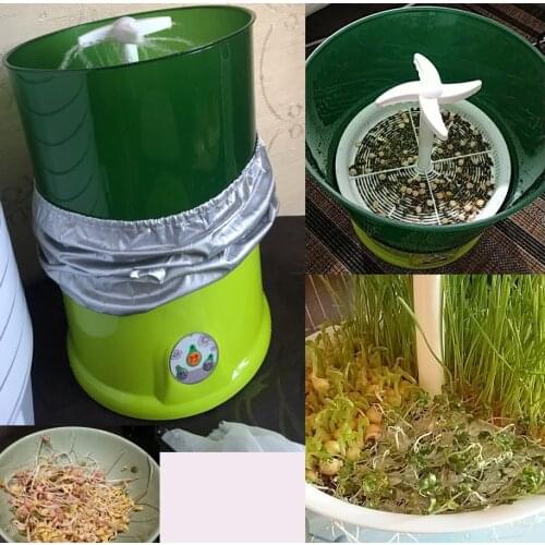 DIY Bean Sprouts Maker 3 Layers Thermostat Green Seed Vegetable Growing Germinator Automatic Bean Sprout Seedling Machine