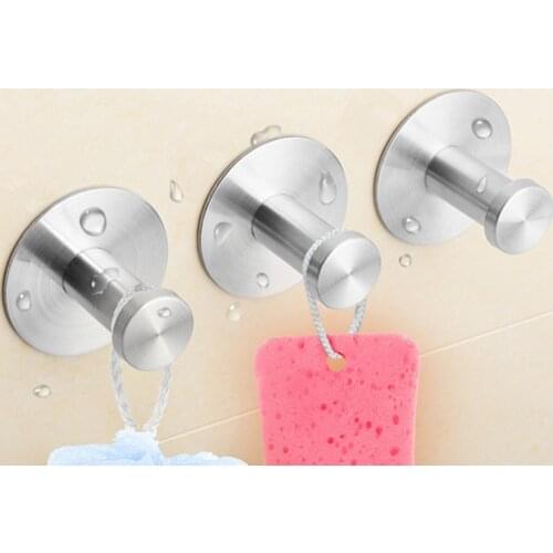 Bathroom Hook With Suction Cup Holder Removable Shower And Kitchen Hook Hanger For Towel Bathrobe Coat Multi Tools