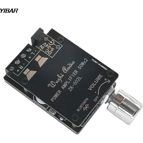 Mini Bluetooth 5.0 Draadloze Audio Digitale Versterker Stereo Board 50Wx2 Bluetooth Amp Amplificador ZK-502L