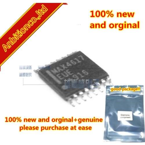 2-10pcs 100% new and orginal MAX4617 MAX4617EUE SOP-8 High-Speed, Low-Voltage, CMOS Analog Multiplexers/Switches in stock
