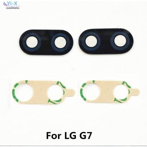2PCS New back rear camera glass lens for Lg G7 thinq /G7+ Plus G710 with sticker glue