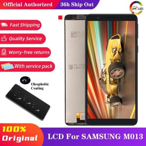 Original AMOLED For Samsung galaxy A01 core LCD SM-A013G A013F A013G M013 LCD Display Touch Screen Digitizer Replace Assembly