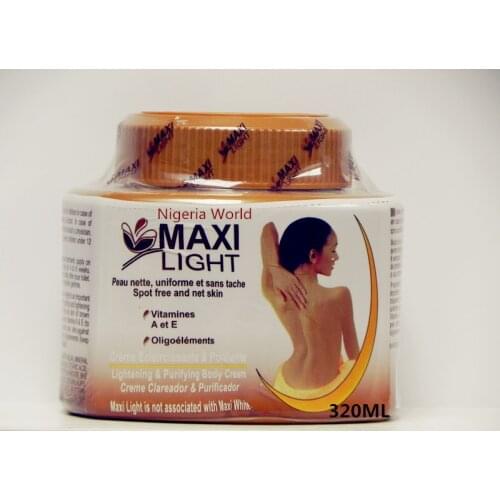 Original Maxi light lightening purifying body creme cream 320ml