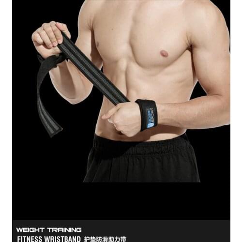 Weightlifting Gym Anti-Slip Sport Safety Wrist Straps Weight lifting Wrist Support Hand Grips Fitness Bodybuilding