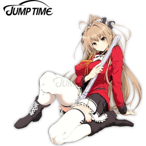Jump Time Amagi Brilliant Park Sento Isuzu 12.7 Anime Sexy Girl Vinyl Decal Window Car stickers
