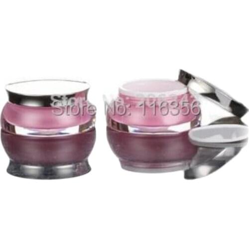30g UFO shape pink acrylic jar , cream bottle,cosmetic container,,cream jar,Cosmetic Jar,Cosmetic Packaging