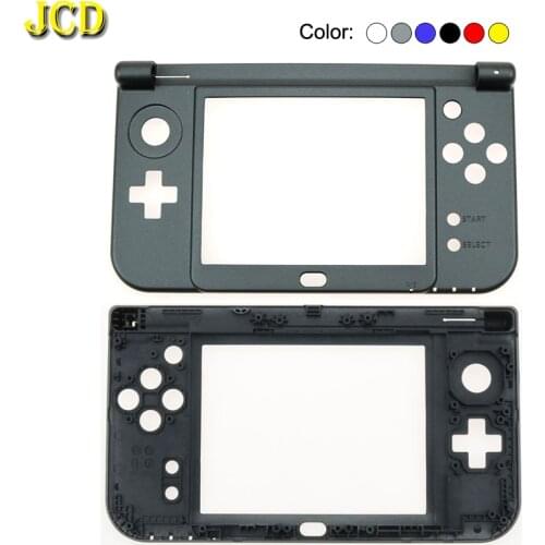 JCD 2015 New Verison For Nintend New 3DS XL LL Replacement Hinge Part C Face Bottom Middle Shell Housing Case