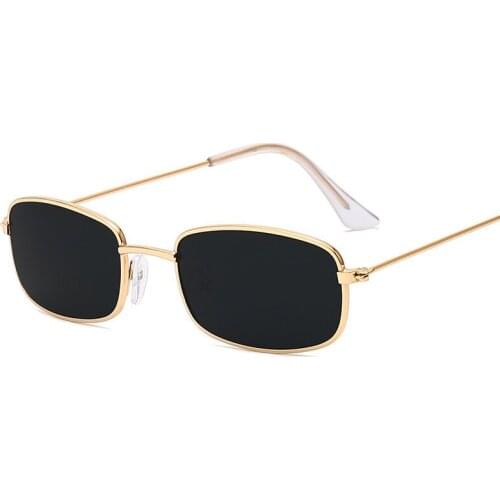 Rectangle Sunglasses Men Women Brand Designer Sun Glasses Male Female Fashion Summer Gafas Feminino Oculos De Sol