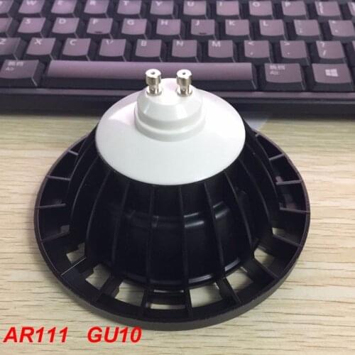 Dimmable 15W COB LED Spotlight AR111 QR111 G53 GU10 Base LED Downlight Ceiling Lamps Replacement 150W Halogen AC110V 220V DC12V