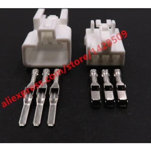 5 Sets sumitomo 2.2mm 3 pin white male female electric Reading lamp plug auto connector 6520-0577 MG641035