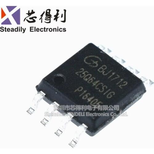 10pcs/lot Brand New & Original Gd25q64csig Sop-8 64mbit SPI Flash Memory