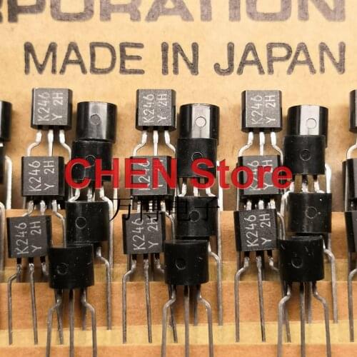 10pcs toshiba 2SK246-Y Transistor K246-Y TO-92 Audio POWER Amplifier 2SK246 K246 Y White Taping