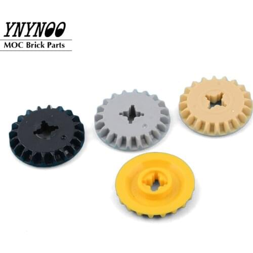 20Pcs/lot High-Tech Gear 20 Tooth Bevel 32198 Technical Gears Parts MOC Building Blocks Bricks Particels DIY Toys Gifts