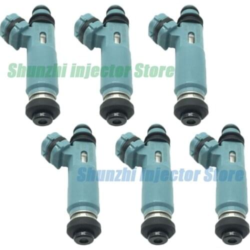 6pcs Fuel Injector Nozzle For MAZDA RX8 2004-2009 OEM:N3H2-13-250 195500-4460 1955004460 N3H213250