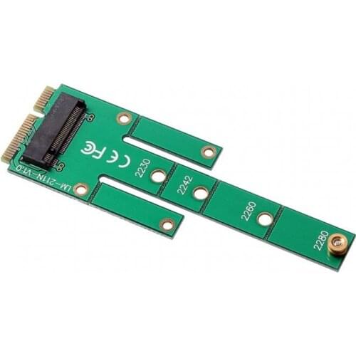 MSATA SSD To M.2 NGFF SSD Adapter Card 6.0Gb/s NGFF M.2 SATA-Bus SSD B Key To MSATA Male Riser For 2242/2260/2280 M2 Ngff SSD