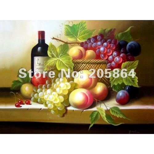 Free shipping wall gobelin tapestries,delicious fruits and wine for festival, size 40x57cm DEC picture for room and porch