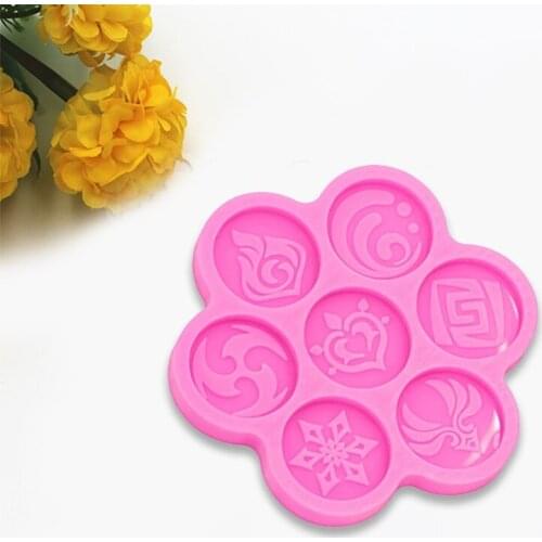 Shiny Original God Gods Eye Pendant Epoxy Resin Mold Earring Keychain Silicone Mould DIY Crafts Jewelry Necklace Mold