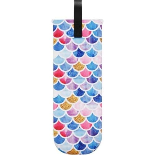 CPDD Colorful Floral Storage Bag Heat-proof Curler Holder Hair Straightener Pouch