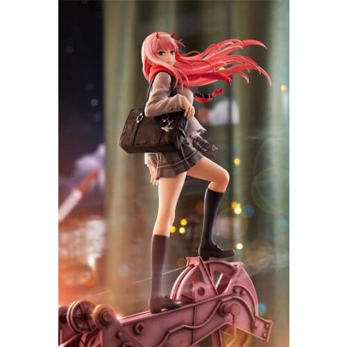Darling in the FRANXX Zero Two Code 002 Uniform Girls Anime PVC Action Figures Toys 28cm