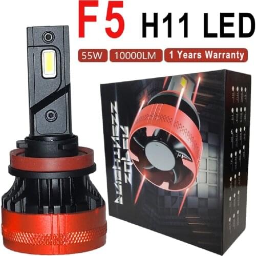 F5 led canbus headlight car fog lights High Power h11 led lights for cars 20000lm led bulbs fit for honda Toyota VW Golf 6