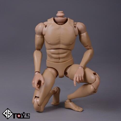 Male Narrow shoulder Muscular Body Model Collection 1:6 Scale Nude Body Action Figure Accessory for 12" Dragon Action Figure Toy
