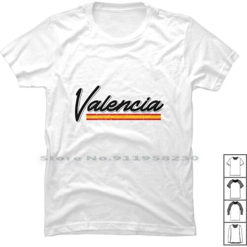 Valencia T Shirt 100% Cotton Spanish Spain Pain City Born