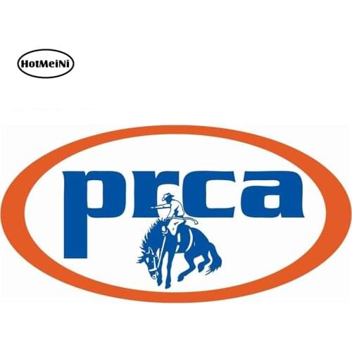 HotMeiNi 13cm x 6.6cm Car Stickers for Professional Rodeo Cowboys PRCA Car Bumper Window Vinyl Sticker Decal Car Accessories