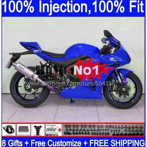 Injection OEM For SUZUKI GSXR1000 L7 L8 GSXR 1000 2017 2018 2019 116MC.43 GSXR-1000 K17 GSX-R1000 17 18 19 Fairing full blue hot