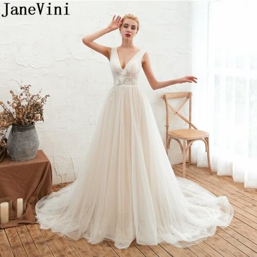 Пляжные свадебные платья JaneVini China At AliExpress