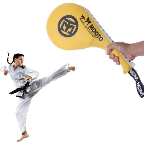 1pc Kids Children Double Leaf Kick Pad Target for MMA Taekwondo Karate Kickboxing Sanda Training PU Rebound Sponge Fitness