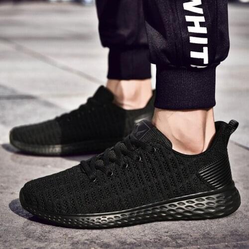 Baideng Breathable Mesh Sneakers Man Cheap Black Sports Shoes for Male New Trend Comfortable Walking Athletic Footwear Zapatilas