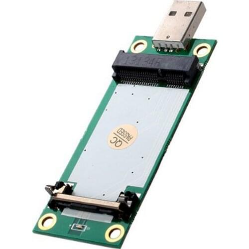 Mini PCI-E Wireless WWAN to USB Adapter Card with SIM Card Slot Module Testing Tools