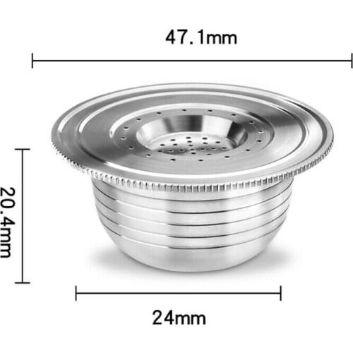 Reusable Coffee Capsule Spoon Kit for Bialetti 3A-C273E Stainless Steel