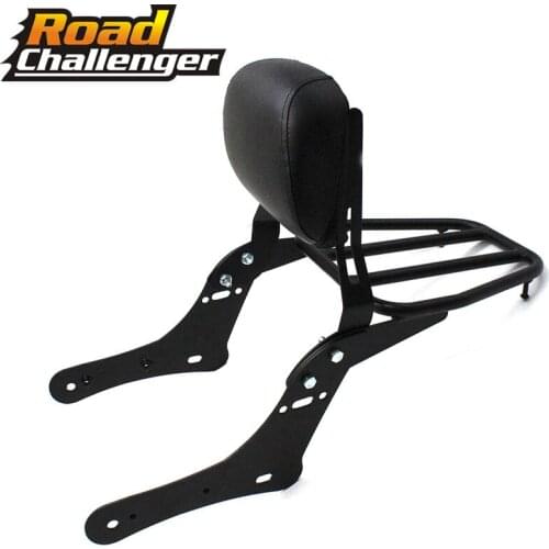 Passenger Seat Backrest Cushion Pad For Kawasaki Vulcan 650 S 2015-2019 2017 2016 VN650 EN650