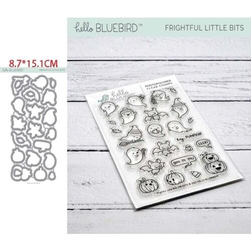 Ghost of pumpkin on Halloween Troqueles de corte de metal scrapbooking stamps and dies Metal die cutters for scrapbooking Dies