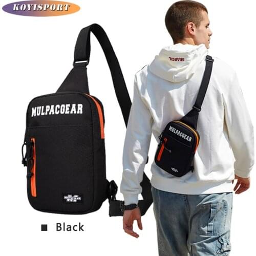 Mens Fashion Design Cross Body Packet Messenger Handbag Street Chest Pack Bag