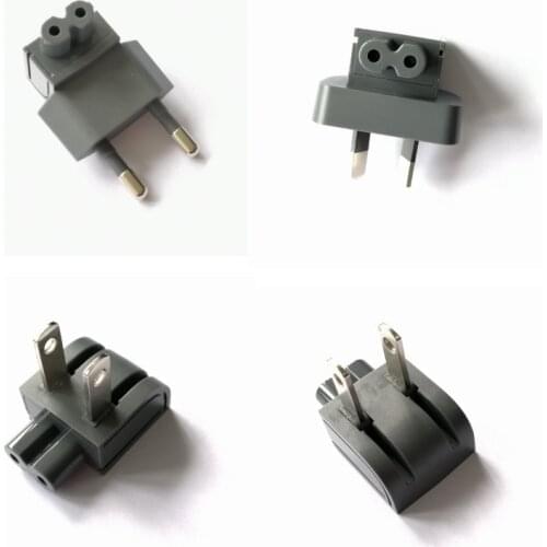 US/AU/EU/KR 2-Prong 2Pin AC Power Adapter Duckhead Wall travel Plug For hp charger