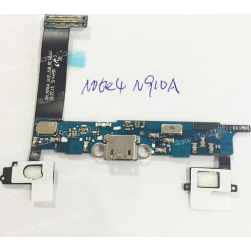 10pcs/lot USB Charging Port Connector Flex Cable For Samsung Galaxy Note 4 N910A