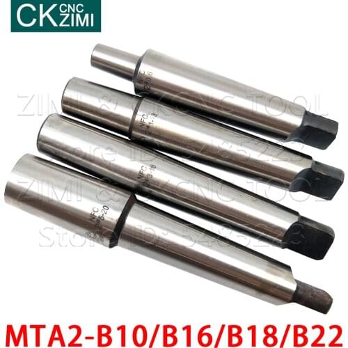 1P Mohs taper shank connecting rod MTA2 B10 B16 B18 B22 M10 M12 M16 drill connecting Drill MTA Chuck Arbor thread Drilling Lathe