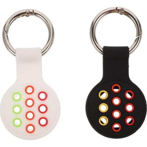 2 Pcs Fashionable Tracker Protection Covers Chic Locator Protective Sleeves