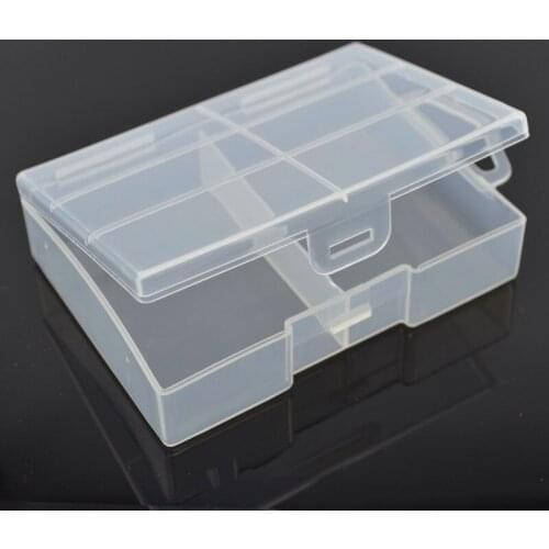 4pcs Transparent AAA Cell Battery Storage Box Plastic Case for AAA Battery Organizer Batteries Hold Boxes for 24pcs AAA Battery